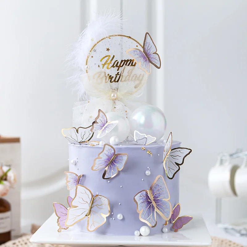 Happy Birthday Butterfly Cake Topper Cake Decoration Handmade Painted Butterfly Cake Decoration Wedding Birthday Party
Happy Birthday Butterfly Cake Topper Cake Decoration Handmade Painted Butterfly Cake Decoration Wedding Birthday Party