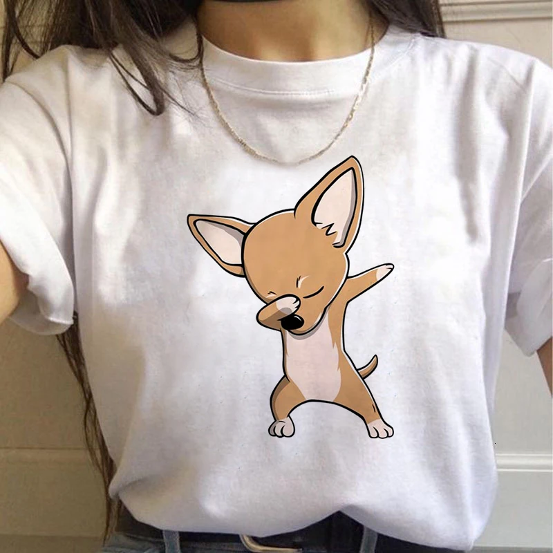 Women Casual Harajuku Female T-shirt Dancing Dogs Women Summer Casual T-shirt Women Fashion Soft Casual White T Shirts Tops
Women Casual Harajuku Female T-shirt Dancing Dogs Women Summer Casual T-shirt Women Fashion Soft Casual White T Shirts Tops