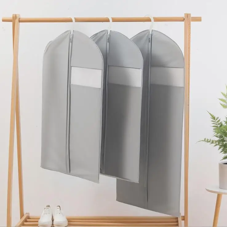 Thicken Solid PEVA Clothing Dust Cover Suit Coat Waterproof Protector Storage Bag with Zipper
Thicken Solid PEVA Clothing Dust Cover Suit Coat Waterproof Protector Storage Bag with Zipper