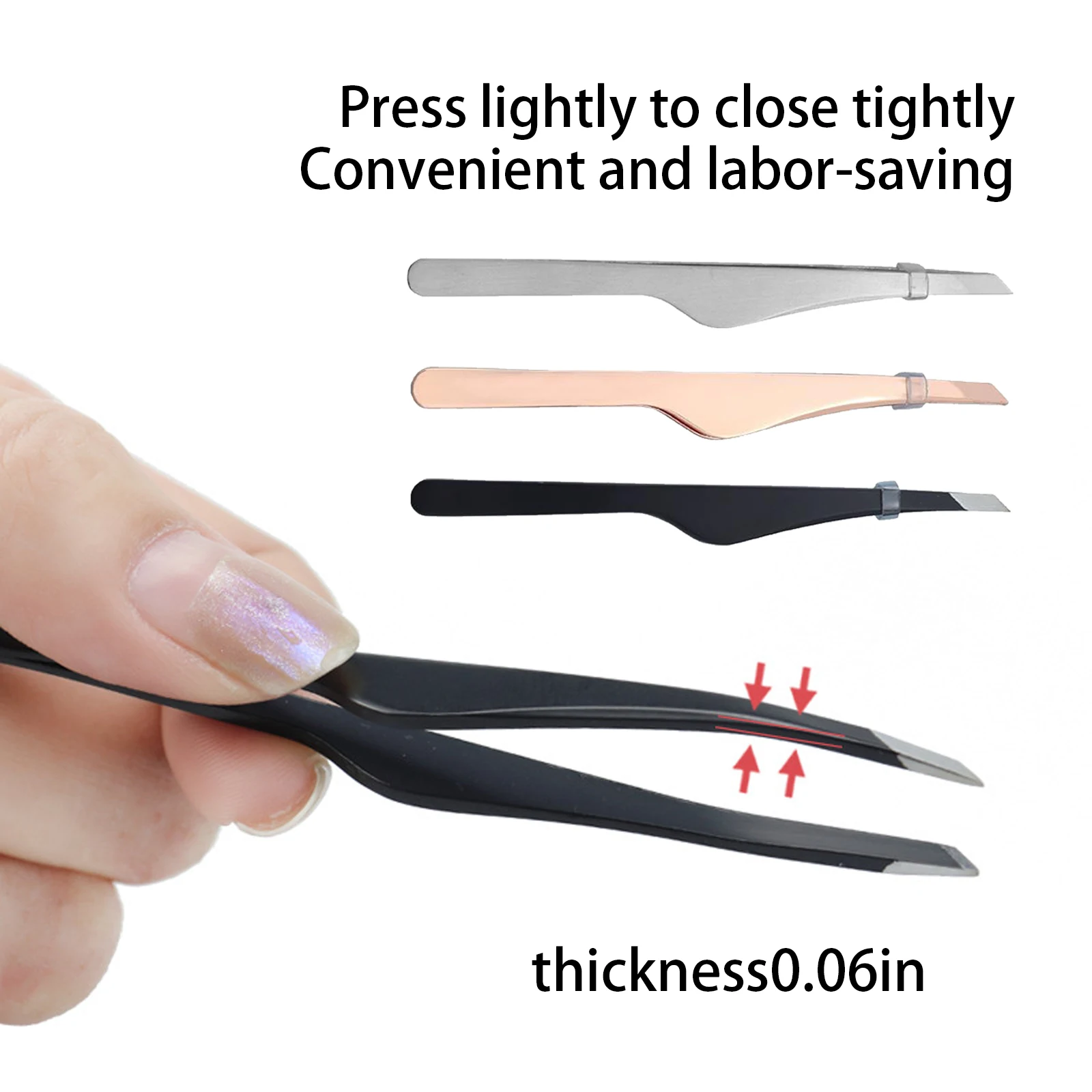 1pcs Stainless Steel Eyebrow Curlers Eyelashes Double Eyelid Stickers Makeup Eyebrows Oblique Mouth Tweezers Eyebrow Pliers Tool
1pcs Stainless Steel Eyebrow Curlers Eyelashes Double Eyelid Stickers Makeup Eyebrows Oblique Mouth Tweezers Eyebrow Pliers Tool