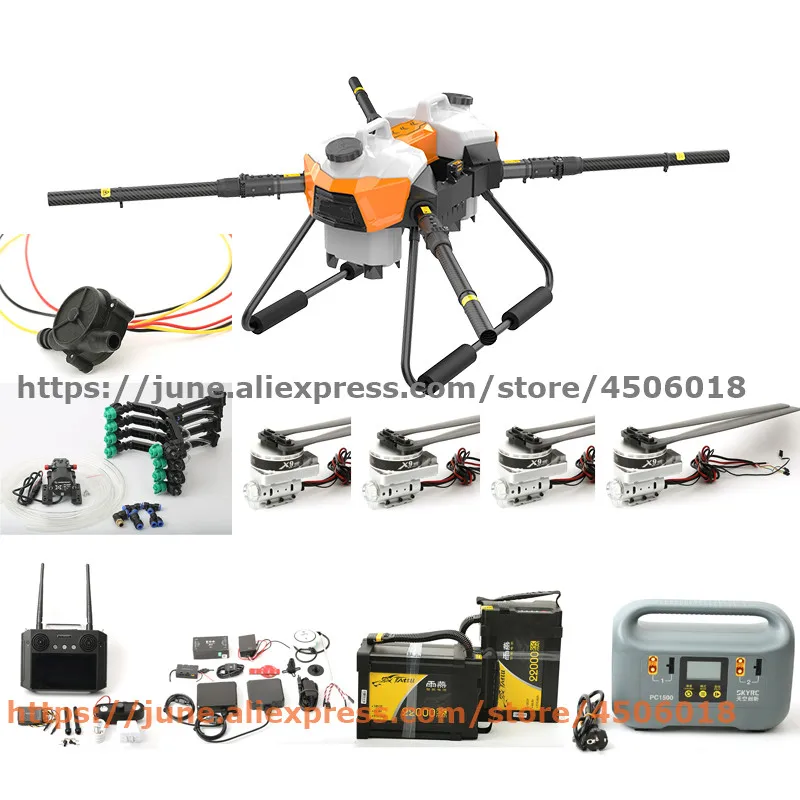 

NEW EFT G20Q Agricultural Drone 22L Double Water Tank Double Battery Eight Nozzle Spraying System with Hobbywing X9 Plus Motor