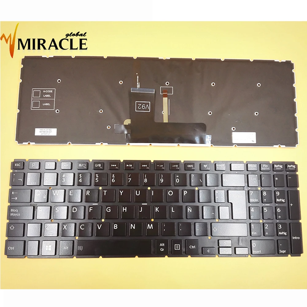 Laptop keyboard for Toshiba L50-B S50-B L50D-B L50W-C L55-B L55-C P55W-B P55W-B5224 LA Latin backlit black NSK-V92BQ
Laptop keyboard for Toshiba L50-B S50-B L50D-B L50W-C L55-B L55-C P55W-B P55W-B5224 LA Latin backlit black NSK-V92BQ