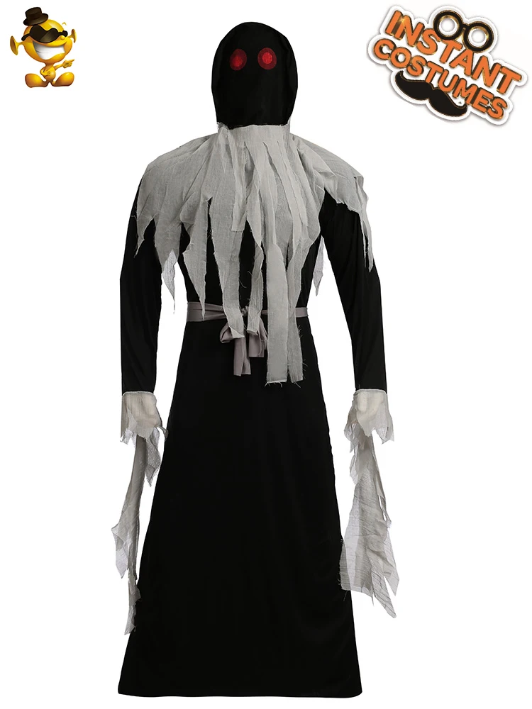 Carnival Men Reaper Cosplay Costumes Adult Halloween Costume Dress Up Terror Ghost Black Robe with Purim Christmas Party
Carnival Men Reaper Cosplay Costumes Adult Halloween Costume Dress Up Terror Ghost Black Robe with Purim Christmas Party