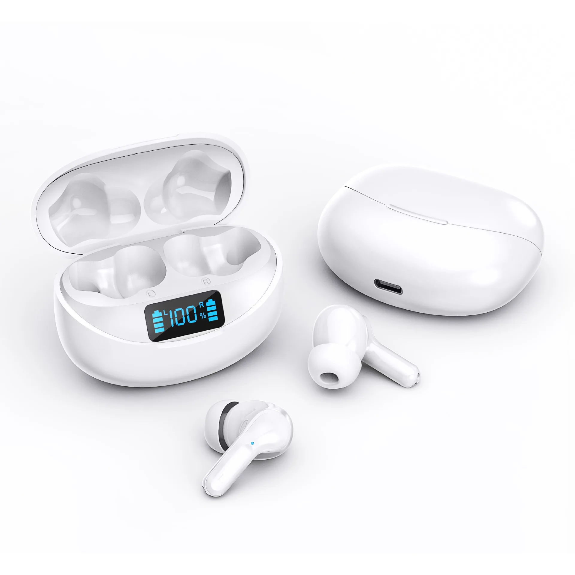 New Model TWS Bluetooth Earphones Stereo Wireless 5.0 Bluetooth Headphones Touch Control Noise Cancelling Gaming Headset HiFi
New Model TWS Bluetooth Earphones Stereo Wireless 5.0 Bluetooth Headphones Touch Control Noise Cancelling Gaming Headset HiFi