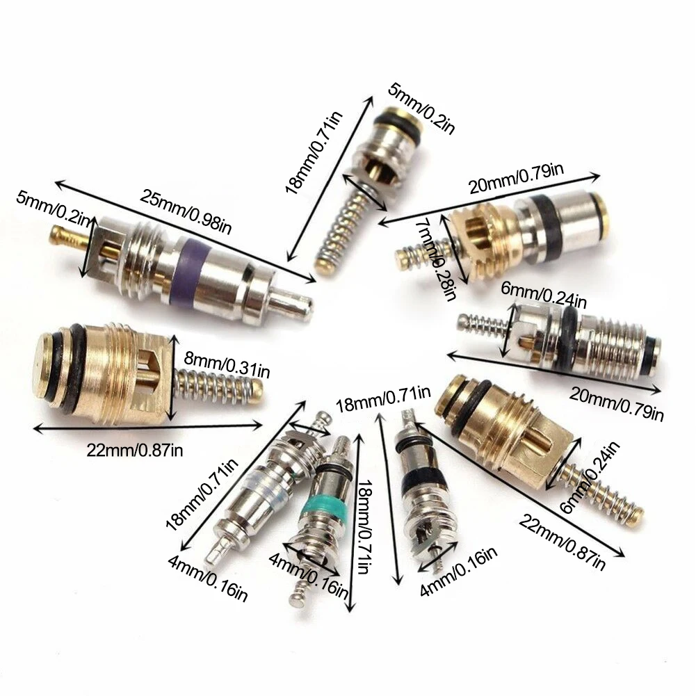 134pcs A/C Core Valves R134A Automotive Air Conditioning Assortment&Remover Kit Car Air Conditioning Valve Core A/C Sealing Kit
134pcs A/C Core Valves R134A Automotive Air Conditioning Assortment&Remover Kit Car Air Conditioning Valve Core A/C Sealing Kit