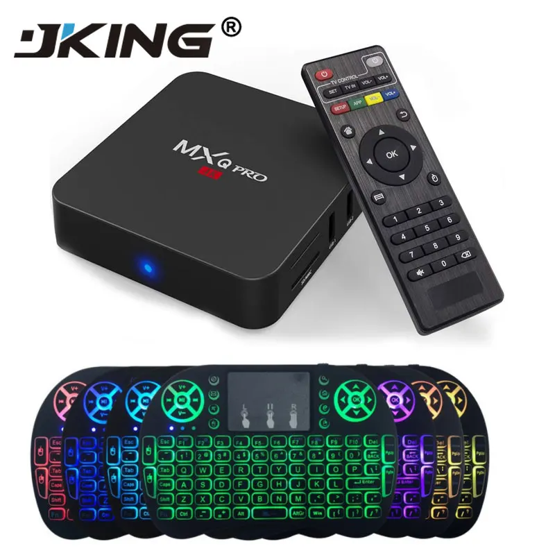 ТВ приставка MX Pro 4k Android 7 1 RK3229 1G8G Amlogic S905W 2GB16GB HD 3D 2 4G WiFi Brasil Google Play Youtub медиаплеер