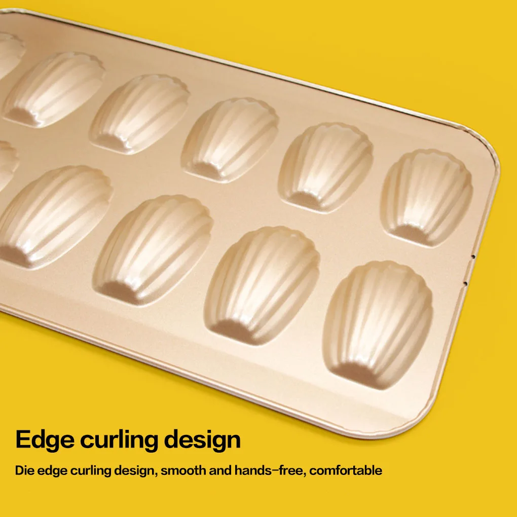 Shell Shaped Cake Mould Non-stick Steel Cake Cookie Chocolate Pastry Making Mold Baking Stencil
Shell Shaped Cake Mould Non-stick Steel Cake Cookie Chocolate Pastry Making Mold Baking Stencil