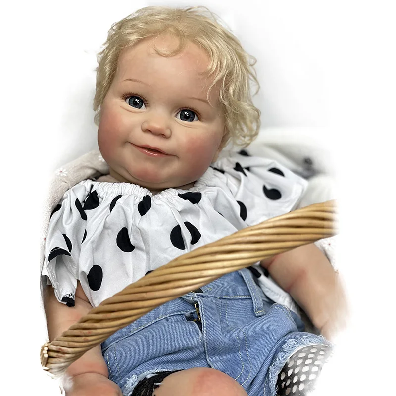 22inch Reborn Baby Doll Super Cute High-grade Painted Children's Newborn Toy Soft Vinyl Silicone Boneca Renascida Brinquedo
22inch Reborn Baby Doll Super Cute High-grade Painted Children's Newborn Toy Soft Vinyl Silicone Boneca Renascida Brinquedo