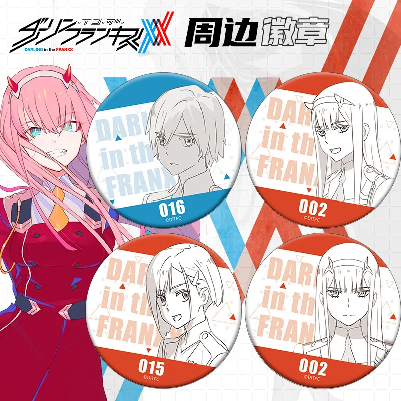 Anime DARLING in the FRANXX ZERO TWO HIRO ICHIGO Metal Costumes Badge Pin Brooch Pendant Gift Present
Anime DARLING in the FRANXX ZERO TWO HIRO ICHIGO Metal Costumes Badge Pin Brooch Pendant Gift Present