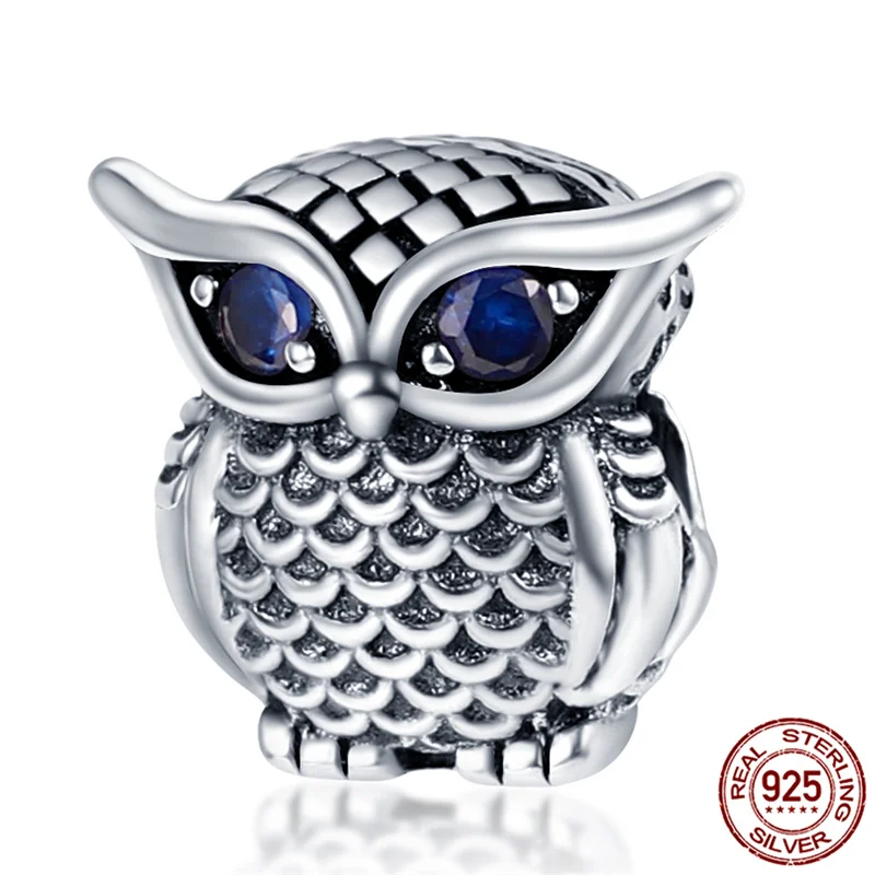 2021 New Owl Shape Charm&Beads 100% Real 925 Sterling Silver Fit Original 3mm Bracelet&Bangle For Women Birthday Fashion Jewelry 
2021 New Owl Shape Charm&Beads 100% Real 925 Sterling Silver Fit Original 3mm Bracelet&Bangle For Women Birthday Fashion Jewelry