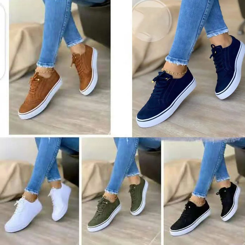 Woman Sneakers The All-match Comfortable Women Single Flats Lace Up Female Footwear 2021 Spring Solid Fashion Shoes Large Size
Woman Sneakers The All-match Comfortable Women Single Flats Lace Up Female Footwear 2021 Spring Solid Fashion Shoes Large Size