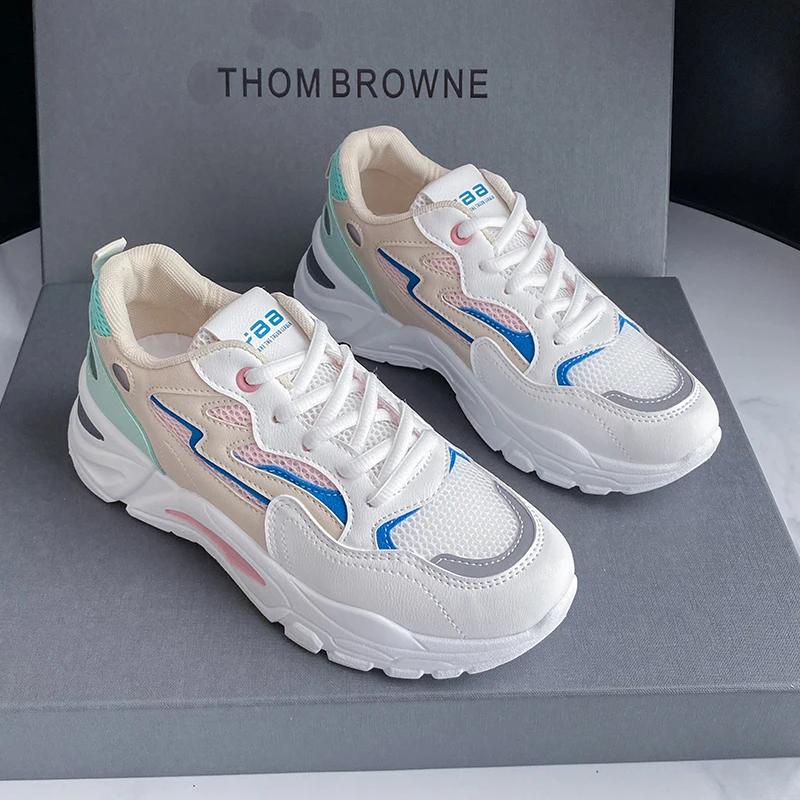 Women Flats Sneakers Shoes Platform Sneakers For Women Shoes Lace-Up Chunky Sneakers Zapatos Mujer Dad Sneakers Tenis Feminino
Women Flats Sneakers Shoes Platform Sneakers For Women Shoes Lace-Up Chunky Sneakers Zapatos Mujer Dad Sneakers Tenis Feminino