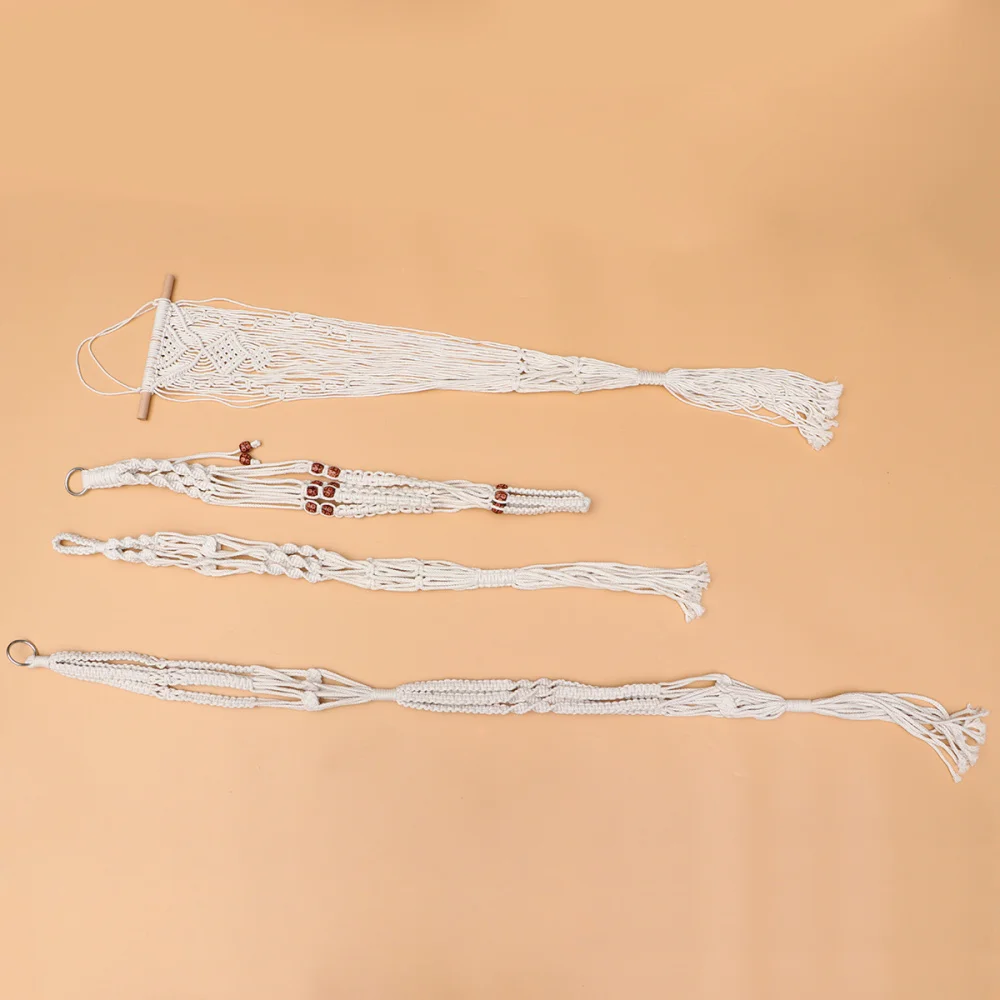 4pcs Hand Woven Flower Pot Tuck Net String Bag Plant Hanger Lowerpot Hanging Holder Basket for Home 
4pcs Hand Woven Flower Pot Tuck Net String Bag Plant Hanger Lowerpot Hanging Holder Basket for Home