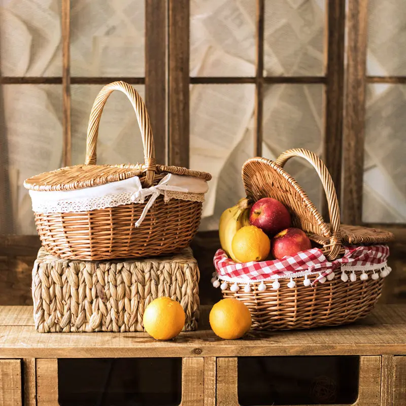 Handmade BambooWoven Storage Basket With Lid Snack Organizer Storage Box Laundry Baskets Rattan Storage Flower Baske
Handmade BambooWoven Storage Basket With Lid Snack Organizer Storage Box Laundry Baskets Rattan Storage Flower Baske