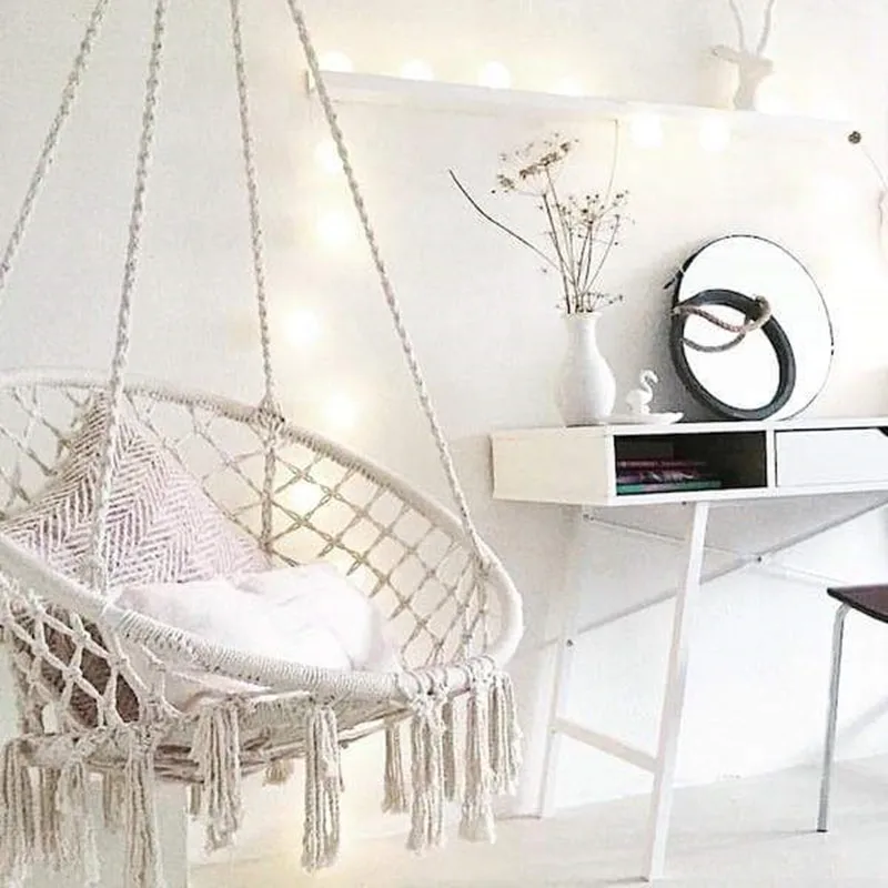 Кресло-качели уличные детские качели Bed Macrame, 150 кг, скандинавский гамак из хлопковой веревки, подвесное кресло ручной работы, вязаное комнат...
Кресло-качели уличные детские качели Bed Macrame, 150 кг, скандинавский гамак из хлопковой веревки, подвесное кресло ручной работы, вязаное комнат...