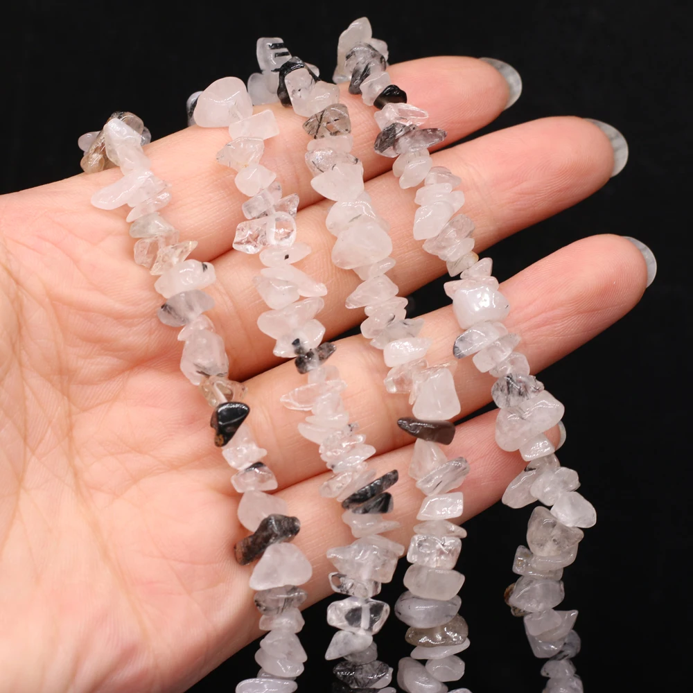 Best Selling Natural Semi-precious Stones Black Rutilated Quartz Bead Making DIY Exquisite Handicrafts Size 5-8mm Length 40 Cm 
Best Selling Natural Semi-precious Stones Black Rutilated Quartz Bead Making DIY Exquisite Handicrafts Size 5-8mm Length 40 Cm