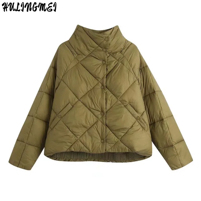 2021 Autumn and Winter Casual Solid Color Quilted Bread Clothes Korean Fashion Short Winter Coat Women Elegant Cotton Clothes
2021 Autumn and Winter Casual Solid Color Quilted Bread Clothes Korean Fashion Short Winter Coat Women Elegant Cotton Clothes