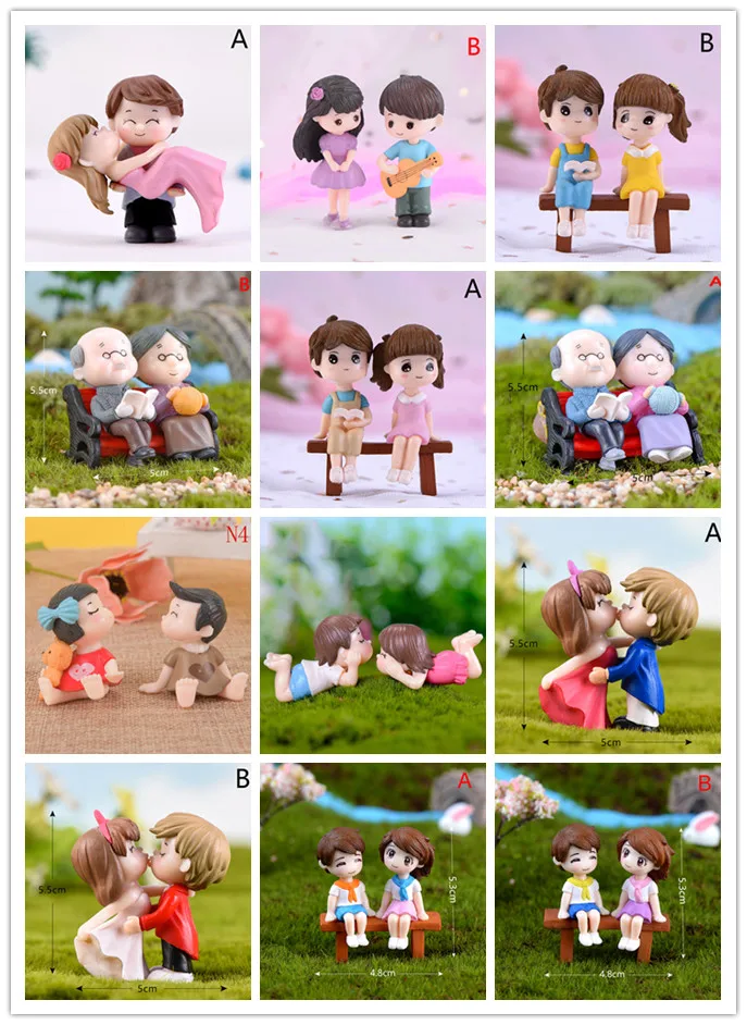 1/2Pieces Sweety Lovers Couple Chair Figurines Miniatures Fairy Garden Gnome Moss Terrariums Resin Crafts Home Decor
1/2Pieces Sweety Lovers Couple Chair Figurines Miniatures Fairy Garden Gnome Moss Terrariums Resin Crafts Home Decor
