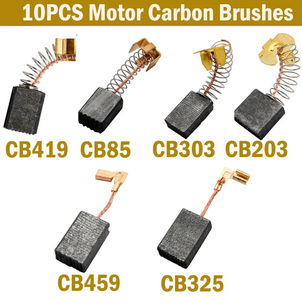 10 Pcs Carbon Brushes For Makita Angle Grinder Carbon Metal Multiple Size GA5030 CB325/459/303/419/203 Professional Hand Tools
10 Pcs Carbon Brushes For Makita Angle Grinder Carbon Metal Multiple Size GA5030 CB325/459/303/419/203 Professional Hand Tools