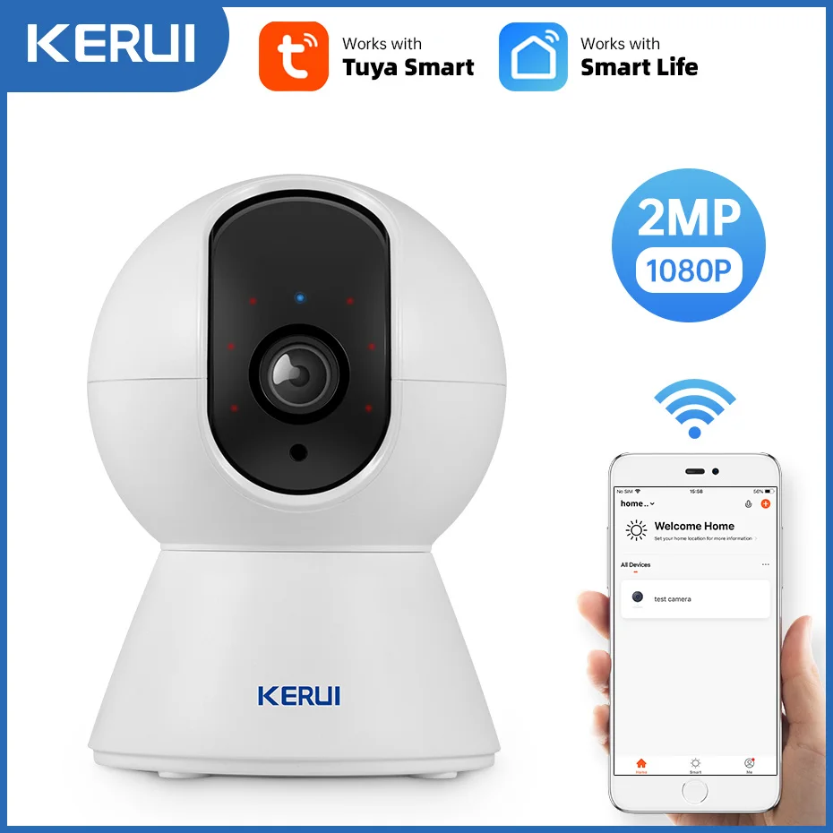 NEW KERUI 1080P Tuya Smart Mini Wifi IP Camera Indoor Wireless Security Home CCTV Surveillance Camera 2MP Auto Tracking Night
NEW KERUI 1080P Tuya Smart Mini Wifi IP Camera Indoor Wireless Security Home CCTV Surveillance Camera 2MP Auto Tracking Night