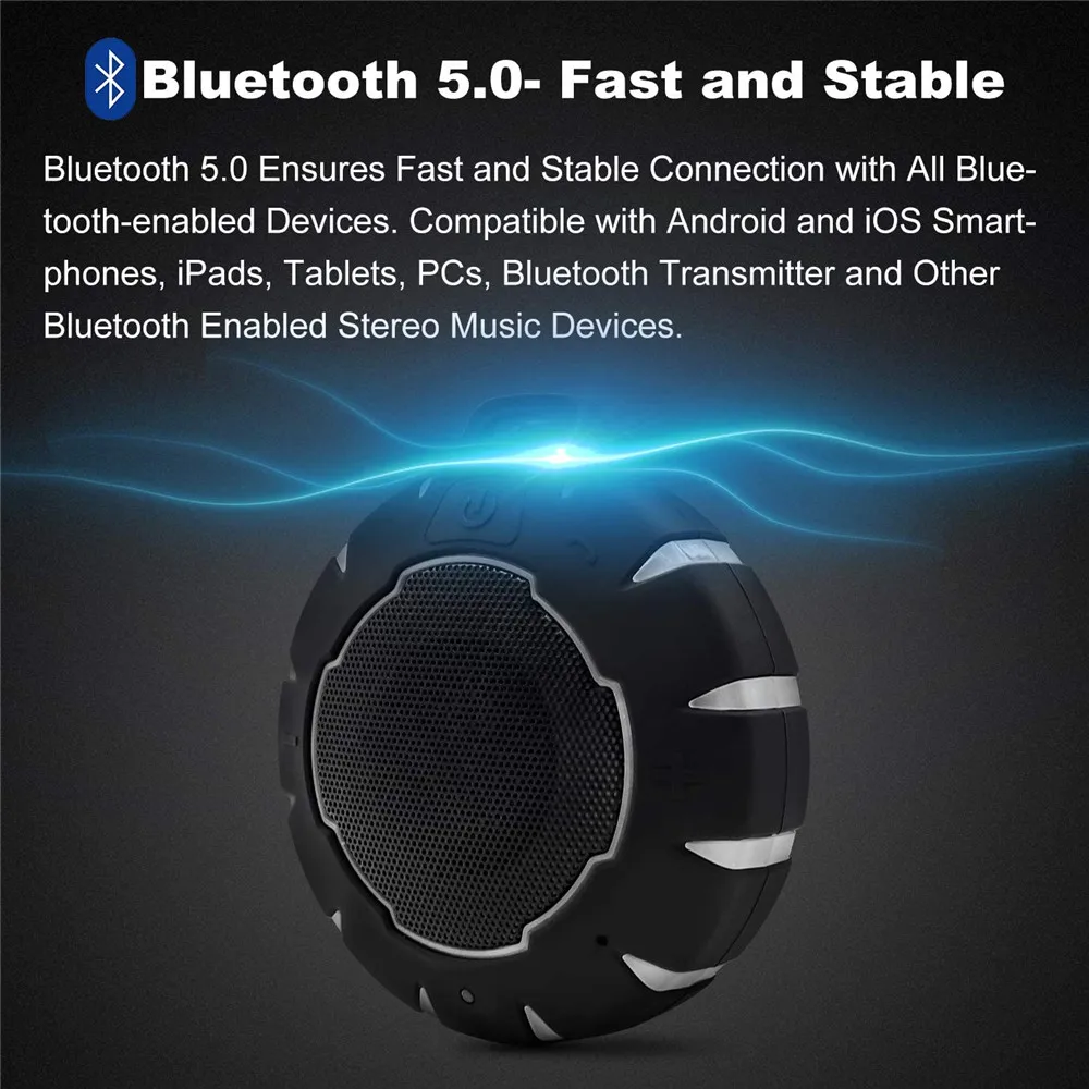 2021 Portable Outdoor Wireless Speaker Waterproof IP67 Bluetooth 5.0 RGB Light 5W Powerful Bass Built-in Mic TWS Stereo Sound
2021 Portable Outdoor Wireless Speaker Waterproof IP67 Bluetooth 5.0 RGB Light 5W Powerful Bass Built-in Mic TWS Stereo Sound