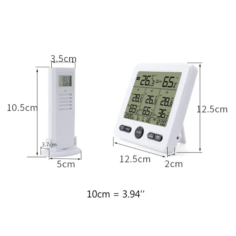433MHz Digital Temperature Thermometer Wireless Weather Station Humidity Meter Hygrometer with Max Min Alarm /
433MHz Digital Temperature Thermometer Wireless Weather Station Humidity Meter Hygrometer with Max Min Alarm /
