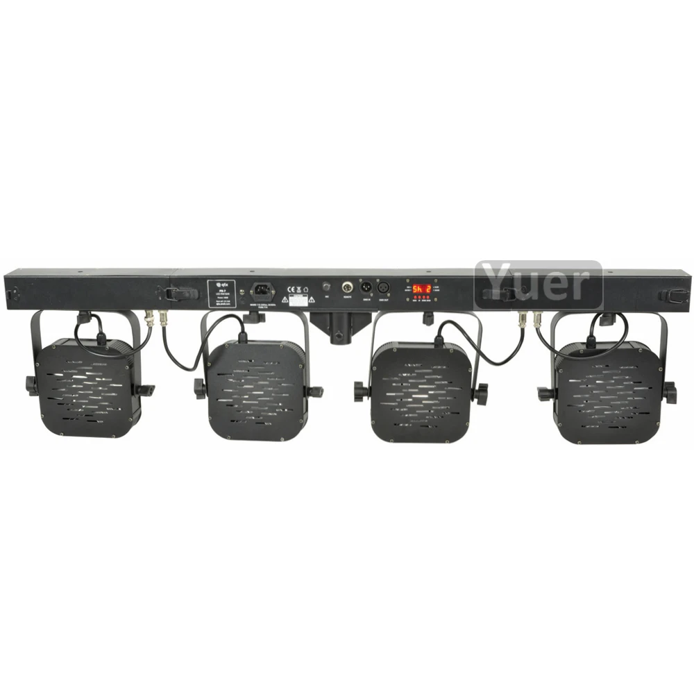 10 шт./лот DJ Disco LED Par Light наборы 7x10 Вт 4в1 RGBA/W сценическое освещение DMX512 Kit для цветной