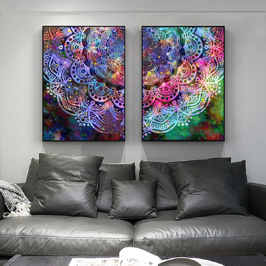 Modern Abstract Gorgeous and Colorful Painting Pattern Mandala Poster Wall Art Modern Printmaking Printing Bedroom Home Decorati
Modern Abstract Gorgeous and Colorful Painting Pattern Mandala Poster Wall Art Modern Printmaking Printing Bedroom Home Decorati