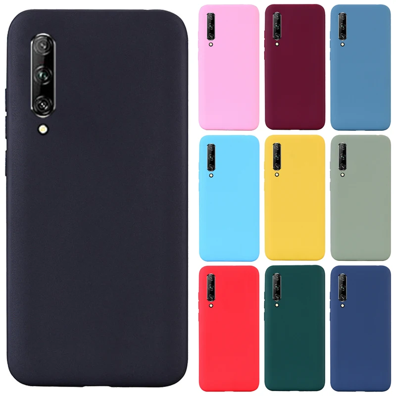 Чехол для Huawei P Smart Pro 2019 силиконовый противоударный матовый мягкий | Мобильные