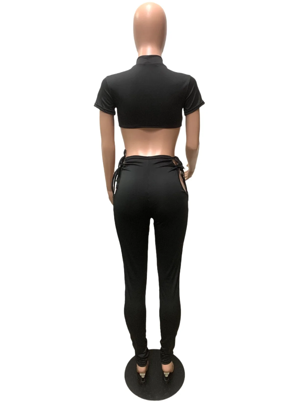 All Black Loungewear Women Sets Clothes Short Sleeve Crop Top High Waist Jogger Pants Sweatpants Sexy Fitness Wear 2 Pieces
All Black Loungewear Women Sets Clothes Short Sleeve Crop Top High Waist Jogger Pants Sweatpants Sexy Fitness Wear 2 Pieces