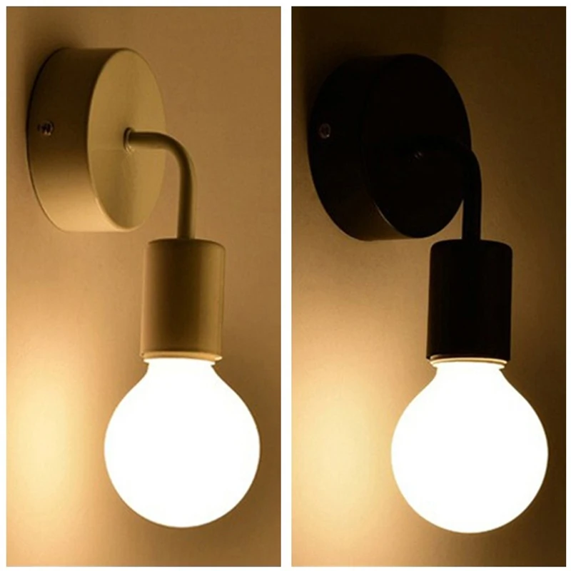 Nordic Modern Wall Lamp Iron Black E27 Indoor Lighting Bedside Bedroom Bathroom Lamp Sconce Wall Light Fixture Industrial Decor
Nordic Modern Wall Lamp Iron Black E27 Indoor Lighting Bedside Bedroom Bathroom Lamp Sconce Wall Light Fixture Industrial Decor