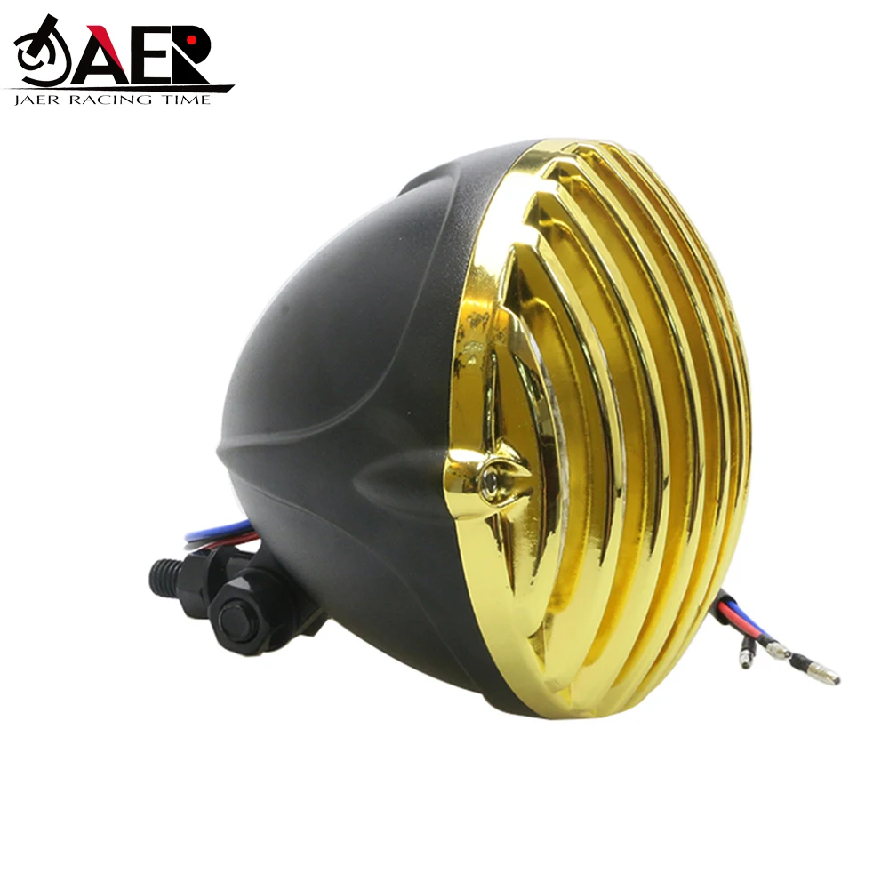 Custom Motorcycle Headlamp Cage Retro Scalloped Finned Headlight for Harley Bobber Chopper Kawasaki Suzuki Moto 
Custom Motorcycle Headlamp Cage Retro Scalloped Finned Headlight for Harley Bobber Chopper Kawasaki Suzuki Moto