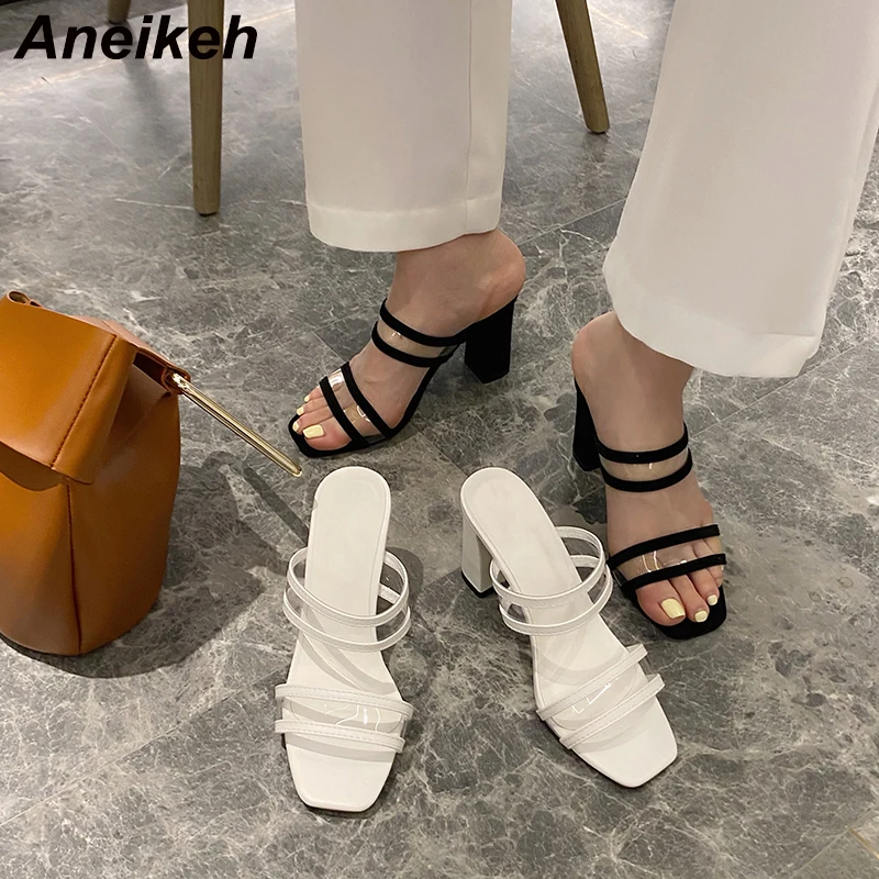Aneikeh 2021 новые летние модные женские туфли прозрачные ПВХ пикантные открытые туфли на квадратном высоком каблуке без застежек женские уличн...
Aneikeh 2021 новые летние модные женские туфли прозрачные ПВХ пикантные открытые туфли на квадратном высоком каблуке без застежек женские уличн...