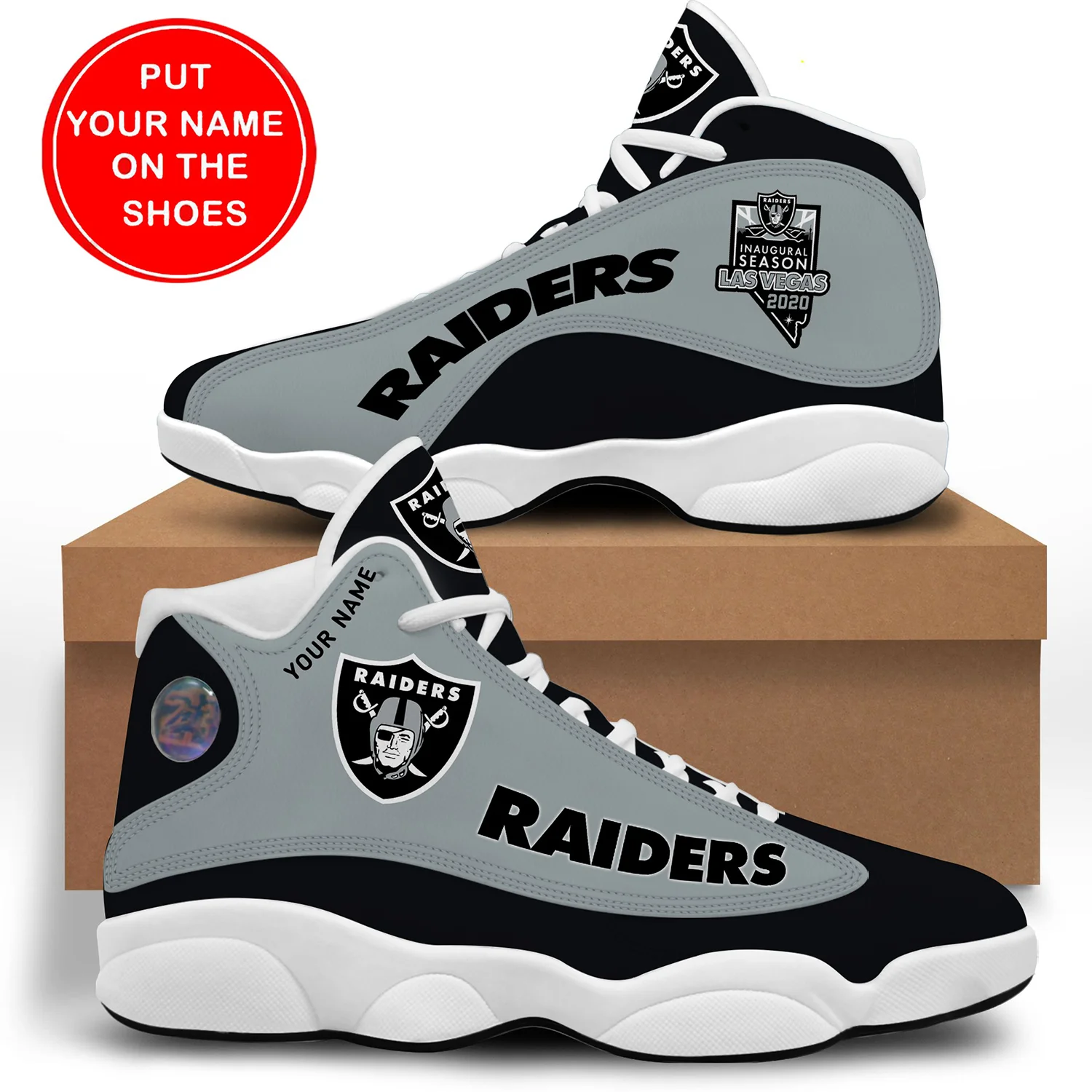 Men's Raiders Lace-up Fashion High gang Sneakers Tennis Sports Basketball Shoes Exclusive Ankle Boots,Customize Your Name!
Men's Raiders Lace-up Fashion High gang Sneakers Tennis Sports Basketball Shoes Exclusive Ankle Boots,Customize Your Name!