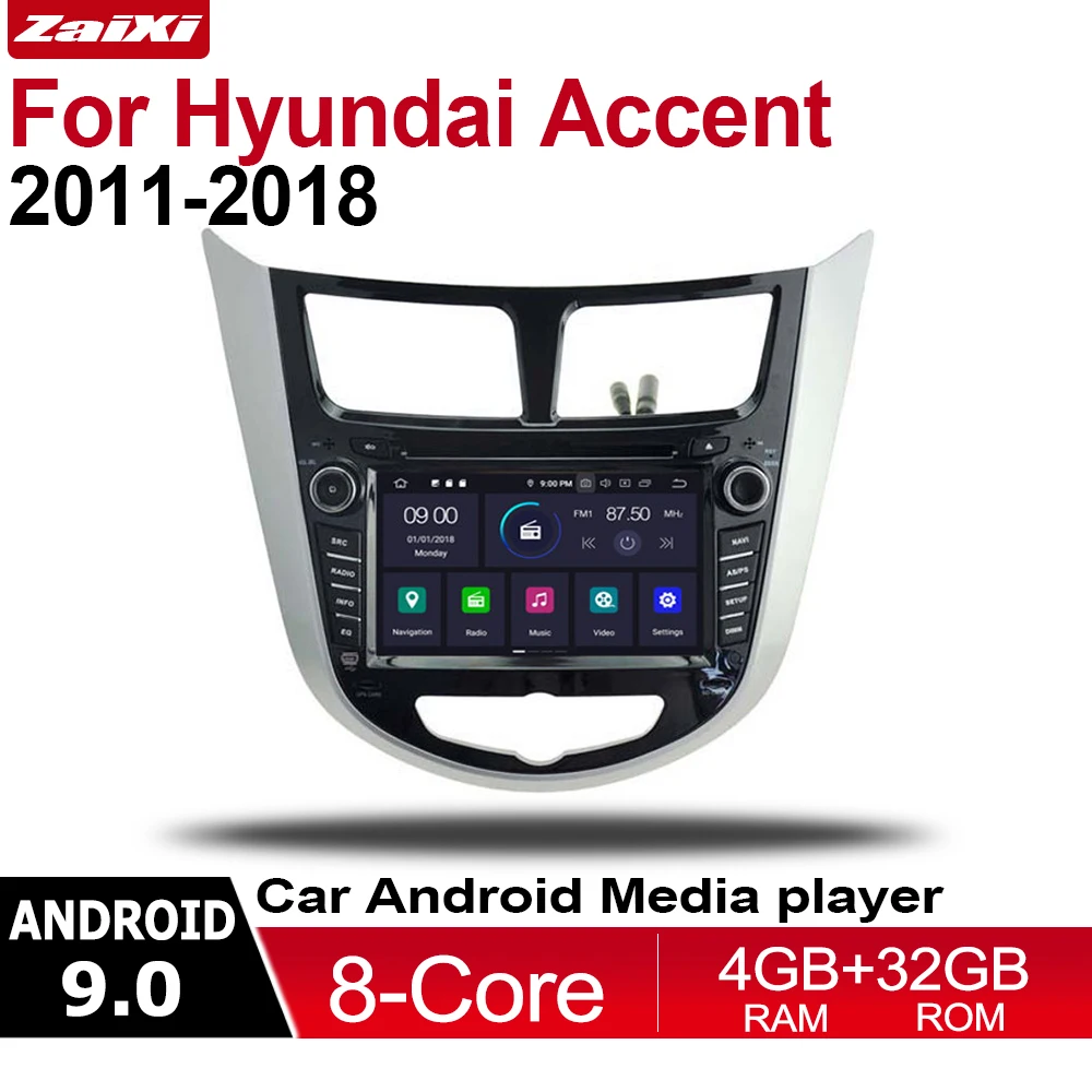 Автомобильный мультимедийный плеер 2 Din, Android 9, Авторадио для Hyundai Accent 2011 ~ 2018, DVD, GPS, 8 ядер, 4 Гб + 32 ГБ, Bluetooth, Wi-Fi
Автомобильный мультимедийный плеер 2 Din, Android 9, Авторадио для Hyundai Accent 2011 ~ 2018, DVD, GPS, 8 ядер, 4 Гб + 32 ГБ, Bluetooth, Wi-Fi