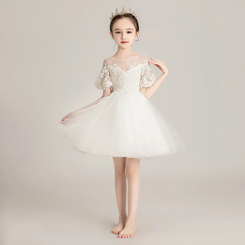 Princess dress flower child wedding dress shapeless yarn children evening dress girl piano performance dress summer
Princess dress flower child wedding dress shapeless yarn children evening dress girl piano performance dress summer