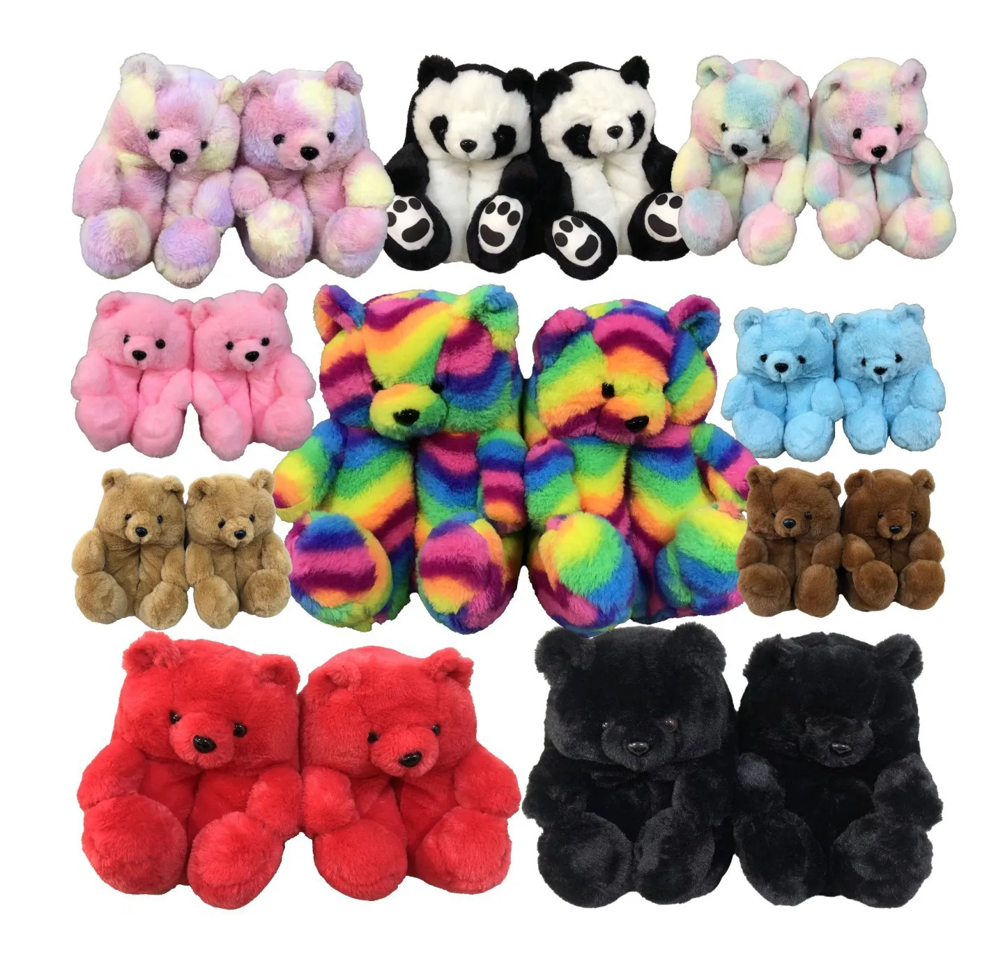 New Winter Women Shoes Furry Comfortable Warm Shoes Non-Slip Soft Female Cartoon Plush Teddy Bear Slippers Cozy Faux Fur Slipper
New Winter Women Shoes Furry Comfortable Warm Shoes Non-Slip Soft Female Cartoon Plush Teddy Bear Slippers Cozy Faux Fur Slipper