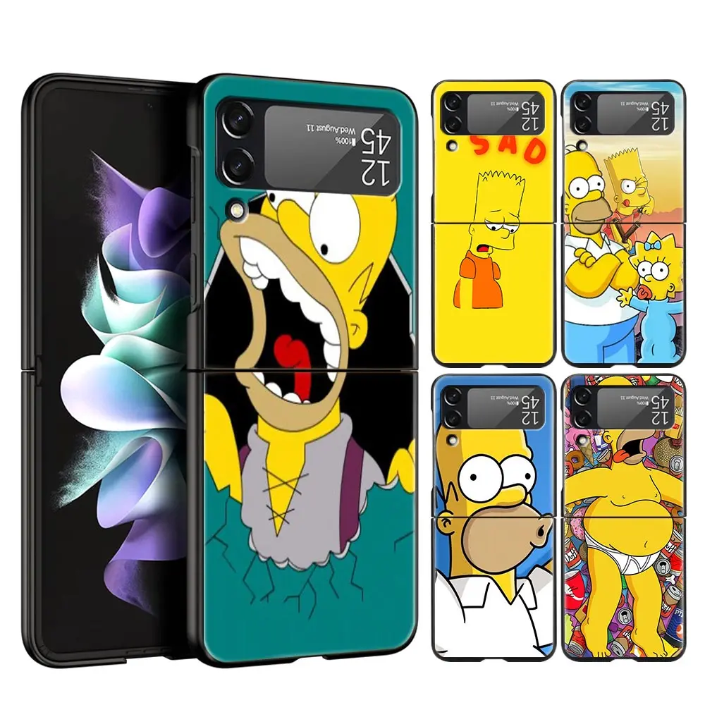 Disney Cartoon Homer S-Simpson Hard PC Case For Samsung Galaxy Z Flip3 5G Split Folding Plastic Cover Samsung Z Flip 3 Coque Bag
Disney Cartoon Homer S-Simpson Hard PC Case For Samsung Galaxy Z Flip3 5G Split Folding Plastic Cover Samsung Z Flip 3 Coque Bag