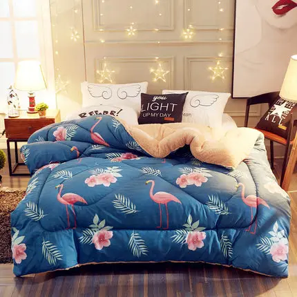 Super Warm Lamb Quilt Double-sided Velvet Quilt Thicken Warm Autumn Plush Comforter 5 Kg Weight Cute Style Winter Blanket
Super Warm Lamb Quilt Double-sided Velvet Quilt Thicken Warm Autumn Plush Comforter 5 Kg Weight Cute Style Winter Blanket