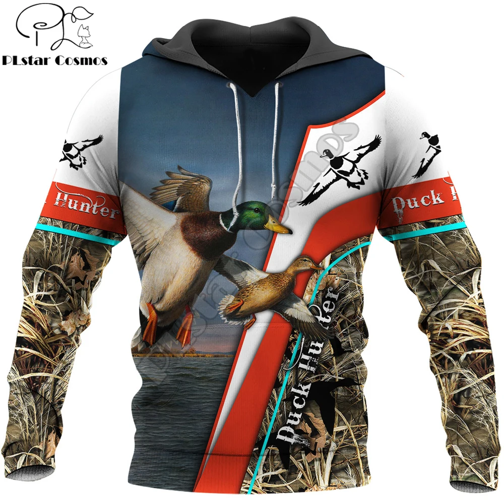 

Animal Duck Hunter Fly 3D Printed Men Hoodie Harajuku Fashion Sweatshirt Unisex Casual Pullover sudadera hombre hoodies DW077