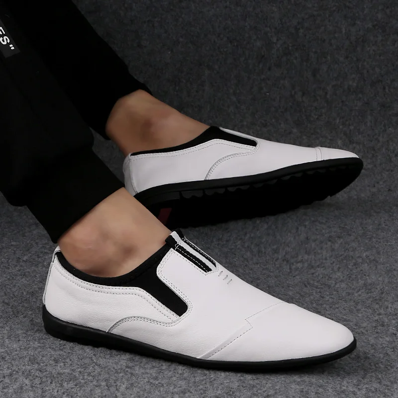 Men's Fashion Loafers Luxury Genuine Splicing Slip-On Shoes Tassel Wedding Party Casual Flat Shoes Elegant Men Formal Shoes
Men's Fashion Loafers Luxury Genuine Splicing Slip-On Shoes Tassel Wedding Party Casual Flat Shoes Elegant Men Formal Shoes