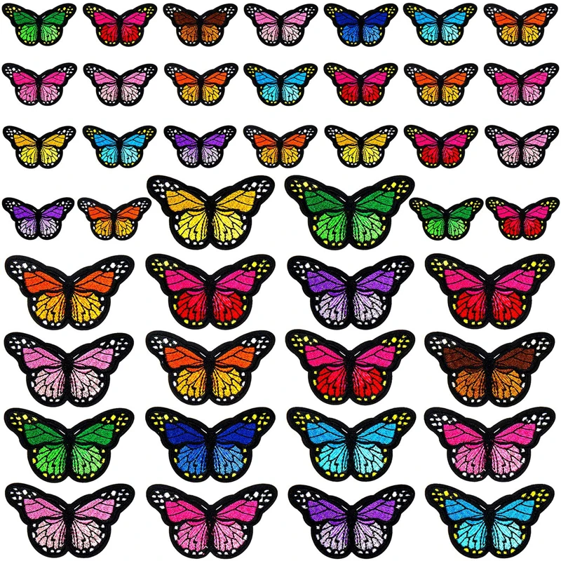 20pcs Butterfly Iron on Patches 2 Size Embroidered Sew Applique Repair Patch
20pcs Butterfly Iron on Patches 2 Size Embroidered Sew Applique Repair Patch