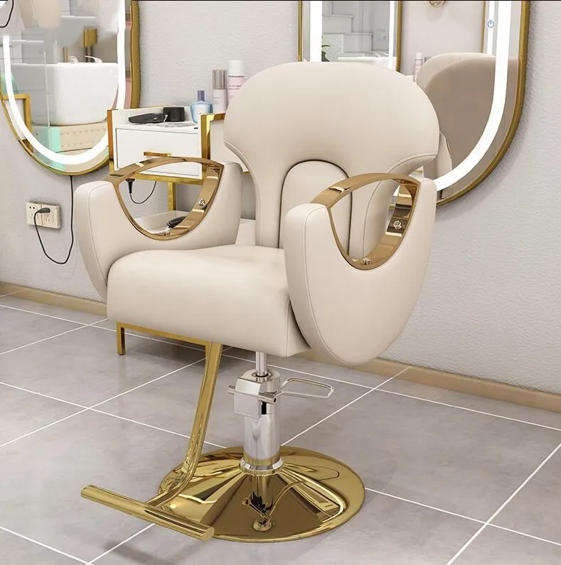 Hot sale luxury hydraulic salon styling chair gold barber chair nail beauty furniture 
Hot sale luxury hydraulic salon styling chair gold barber chair nail beauty furniture