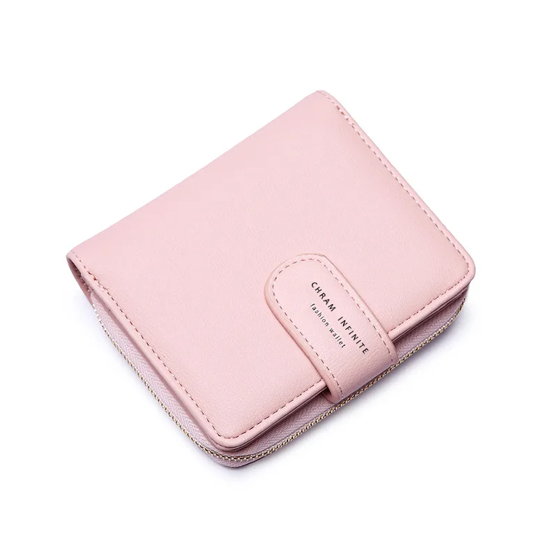 Wallet Women Short Solid Color Pu Leather Hasp Clutch Bag Female Multi-function Zipper Coin Purses Card Holder Money Clip
Wallet Women Short Solid Color Pu Leather Hasp Clutch Bag Female Multi-function Zipper Coin Purses Card Holder Money Clip