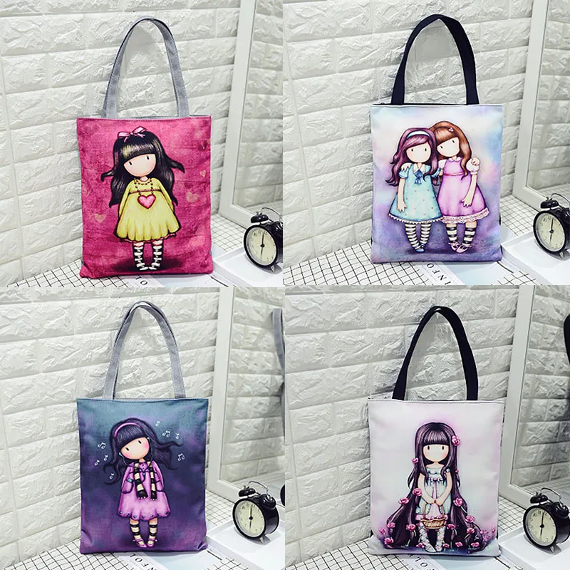 Cartoom Girl Canvas Bag Korean Version Portable Canvas Bag Create Literature and Art Girl Shoulder Bag Reusable Shopping Bags
Cartoom Girl Canvas Bag Korean Version Portable Canvas Bag Create Literature and Art Girl Shoulder Bag Reusable Shopping Bags