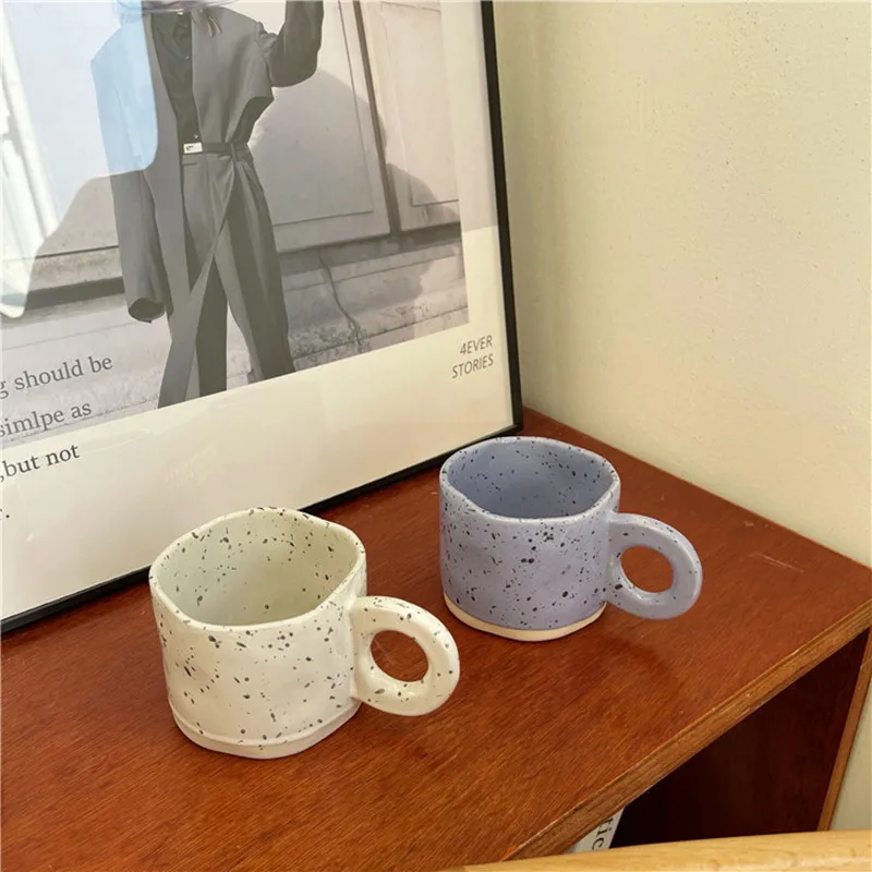 Cutelife INS Nordic Ink Dots White Ceramic Mug Breakfast Milk Tea Drinkware Coffee Cup Gifts Cute With Handle Cup Kitchen Couple
Cutelife INS Nordic Ink Dots White Ceramic Mug Breakfast Milk Tea Drinkware Coffee Cup Gifts Cute With Handle Cup Kitchen Couple