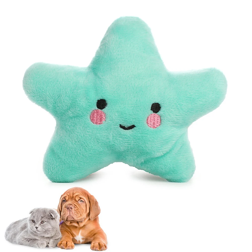 Pet Cat Dog Puppy Funny Star Chew Squeaker Squeaky Plush Sound Interactive Toys Cats and Dogs Teeth and Intelligence Training
Pet Cat Dog Puppy Funny Star Chew Squeaker Squeaky Plush Sound Interactive Toys Cats and Dogs Teeth and Intelligence Training