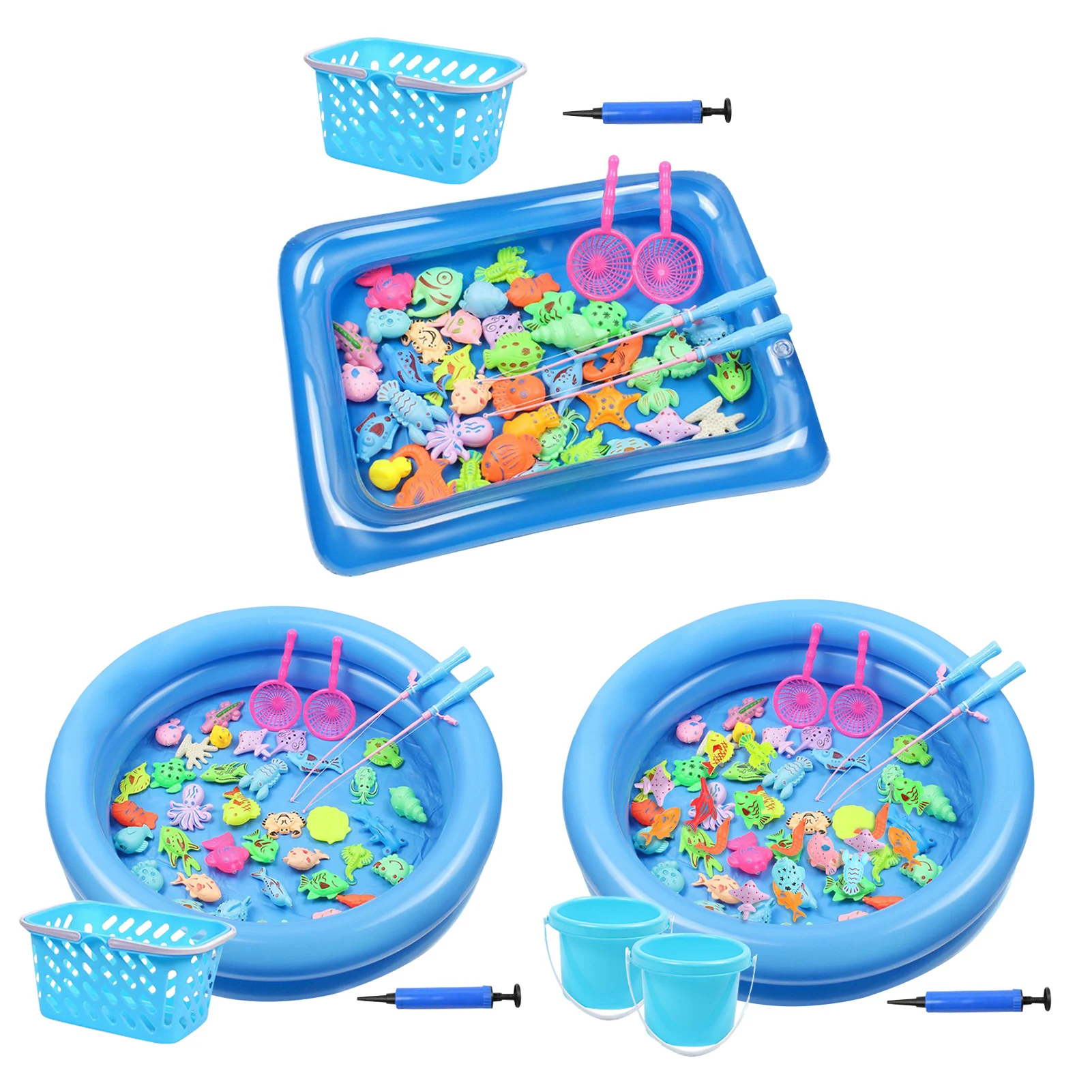 Fishing Toy Set Suit Magnetic Play Water Baby Toys Fish Square Inflatable Summer Water Toy Hot Gift For Children Boy Girl Kid
Fishing Toy Set Suit Magnetic Play Water Baby Toys Fish Square Inflatable Summer Water Toy Hot Gift For Children Boy Girl Kid