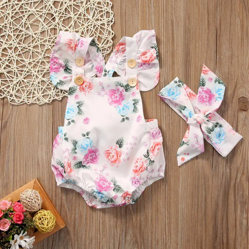 Autumn Newborn Girls Rompers Set Flare Sleeve Floral Bodysuit Jumpsuit Headband Romper Set
Autumn Newborn Girls Rompers Set Flare Sleeve Floral Bodysuit Jumpsuit Headband Romper Set