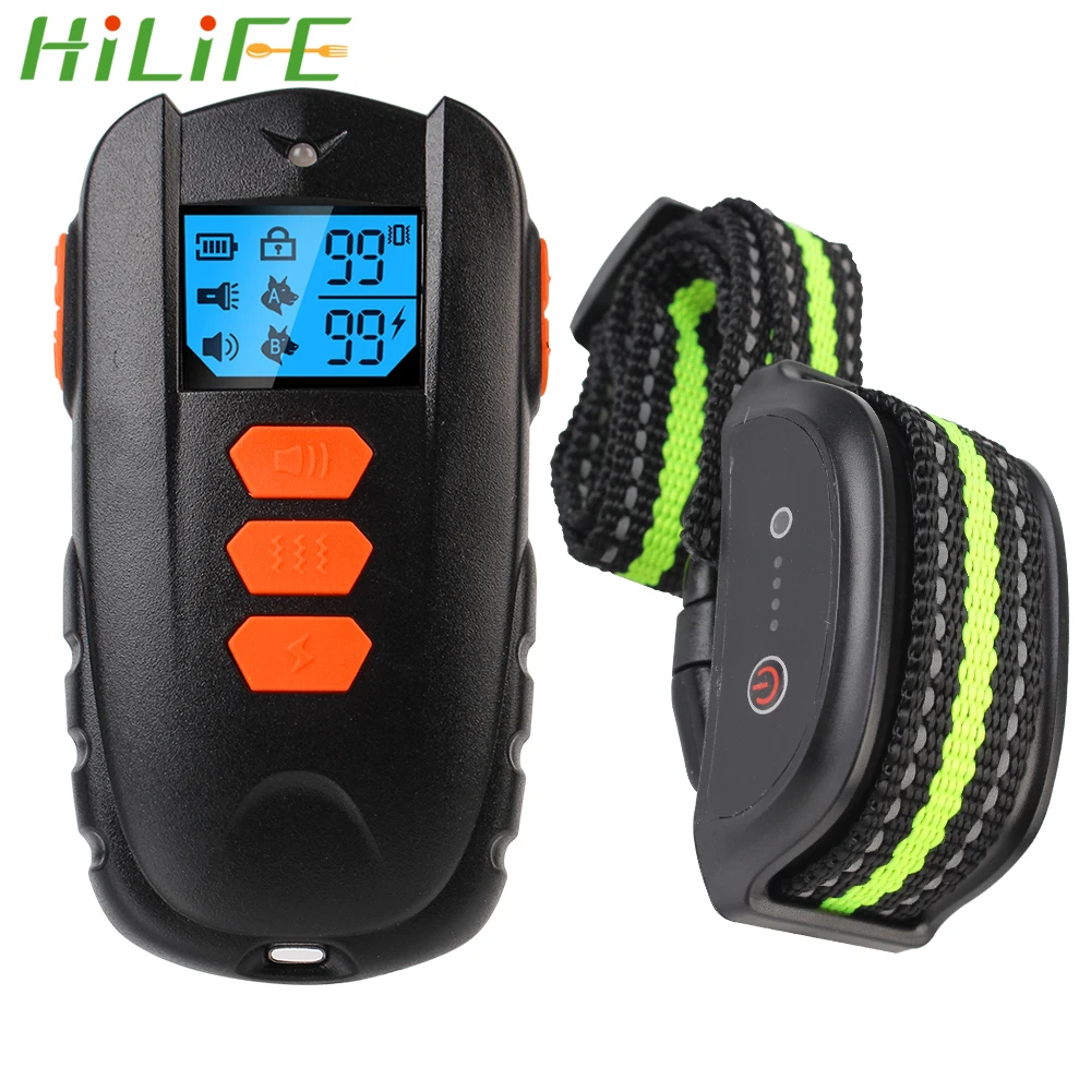 HILIFE Rechargeable Waterproof Training Collar for Dogs Dog Trainer Control Barkproof Pet Accessories Vibration Sound
HILIFE Rechargeable Waterproof Training Collar for Dogs Dog Trainer Control Barkproof Pet Accessories Vibration Sound